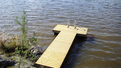 Sauna 1 (Ahti) 4,8 m muoviponttoonilaituri, webshopProducts - 